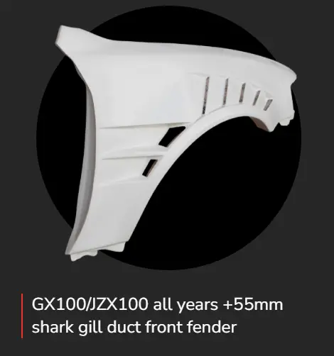 Origin Labo Kit Fenders Avant Shark Gill Toyota Chaser Jzx100 +55Mm 1