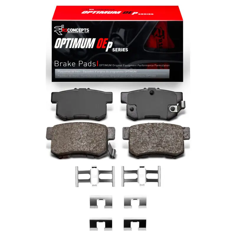 R1 1987-2022 Acura Integra Rear R1 Optimum Oe Pads & Hardware Kit 1