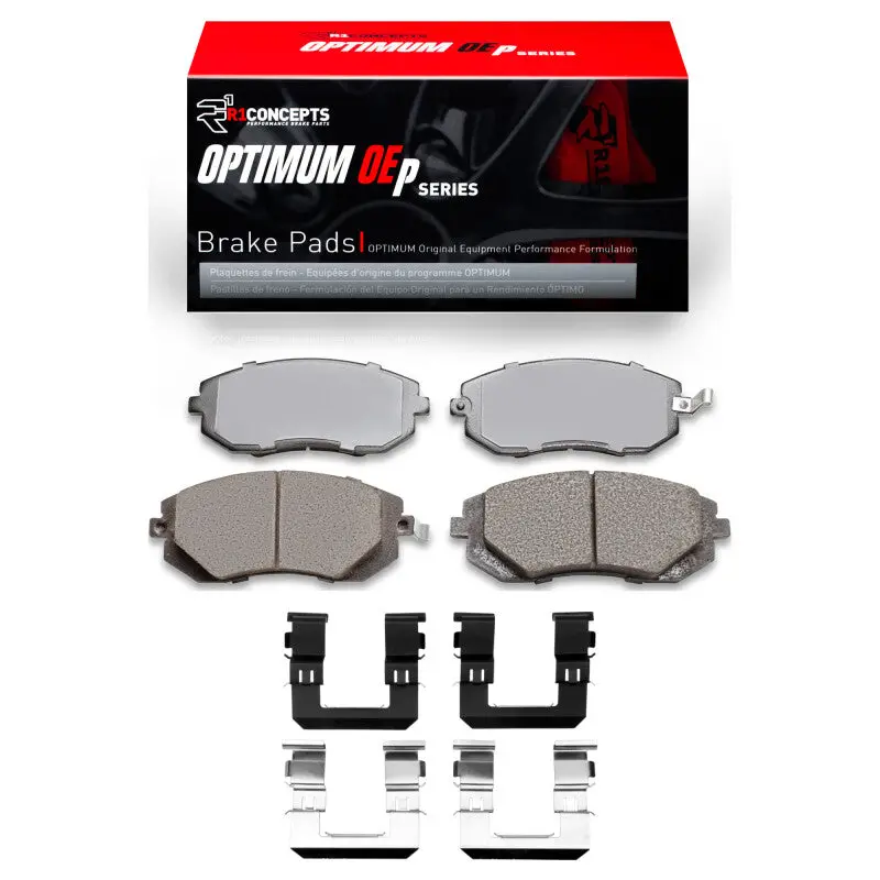 R1 2002-2012 Saab 9-2X Front R1 Optimum Oe Pads & Hardware Kit 1