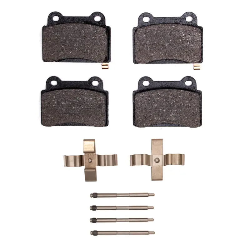 R1 2008-2015 Mitsubishi Lancer Rear R1 Performance Sport Pads & Hardware Kit 1
