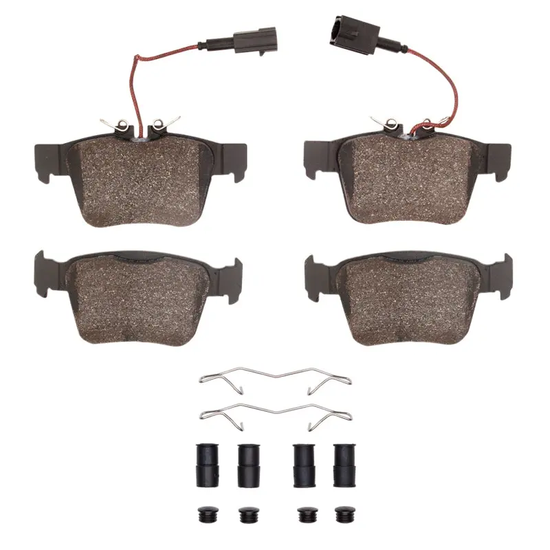 R1 2017-2025 Alfa Romeo Giulia Rear R1 Euro Ceramic Pads & Hardware Kit 1