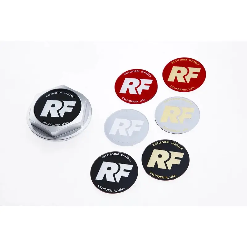 Rotiform Hex Center Cap Insert - "Rf" Logo 1