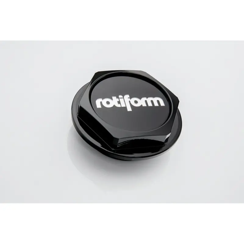Rotiform Hex Center Cap With "Rotiform" Logo - Gloss Black 1