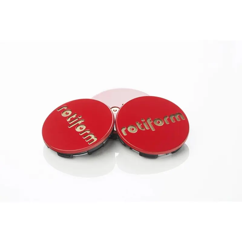 Rotiform Push-In Center Cap - Red & Gold 1
