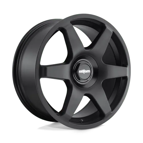 Rotiform Wheels Six 19X8.5 5X108 | 5X112 +45 - Matte Black 1