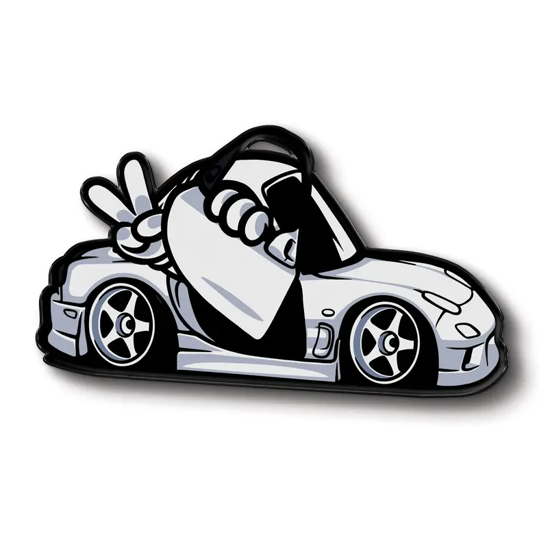 Rx7 さようなら Enamel Pin 1