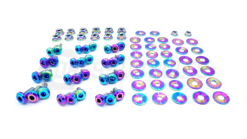 Scion Fr-S (2013-2016) Titanium Dress Up Bolts Full Engine Bay Kit 1