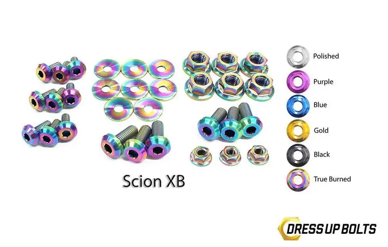 Scion Xb (2007-2015) Titanium Dress Up Bolts Engine And Engine Bay Kit 2