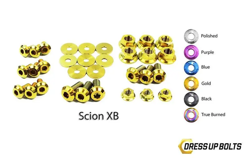 Scion Xb (2007-2015) Titanium Dress Up Bolts Engine And Engine Bay Kit 3