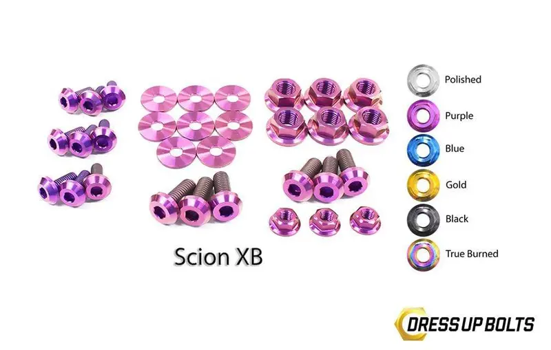 Scion Xb (2007-2015) Titanium Dress Up Bolts Engine And Engine Bay Kit 4