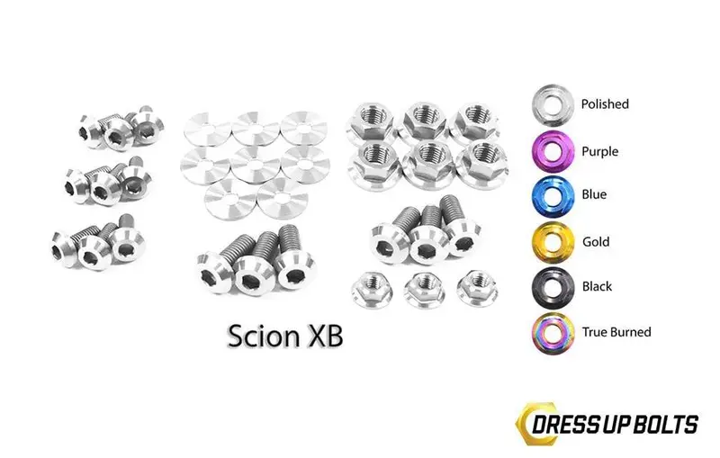 Scion Xb (2007-2015) Titanium Dress Up Bolts Engine And Engine Bay Kit 5