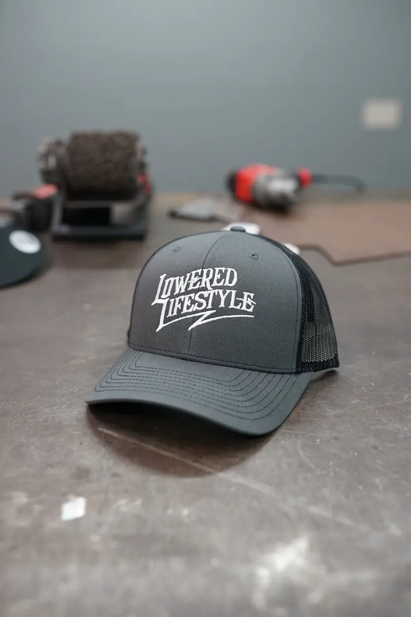 Signature Hat - Grey With White 1