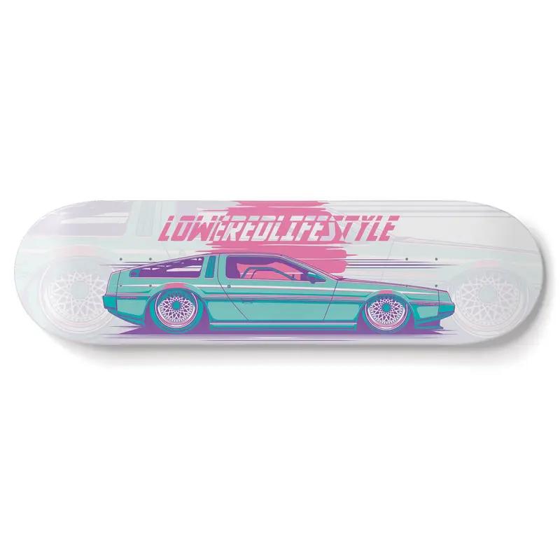 Slammed Delorean Skate Deck (Limited Edition) 1