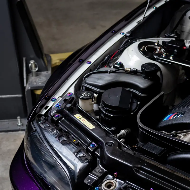 Stage 1 Titanium Hardware Engine Bay Kit - Bmw E46 M3 (2000-2006) 3