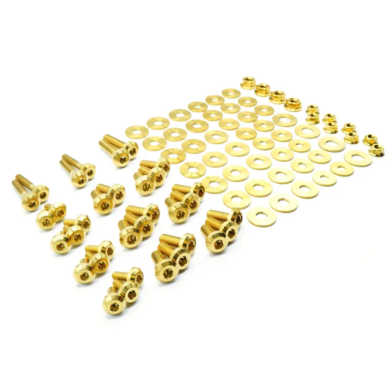 Stage 2 Titanium Hardware Engine Bay Kit - Toyota Supra Mkv 1