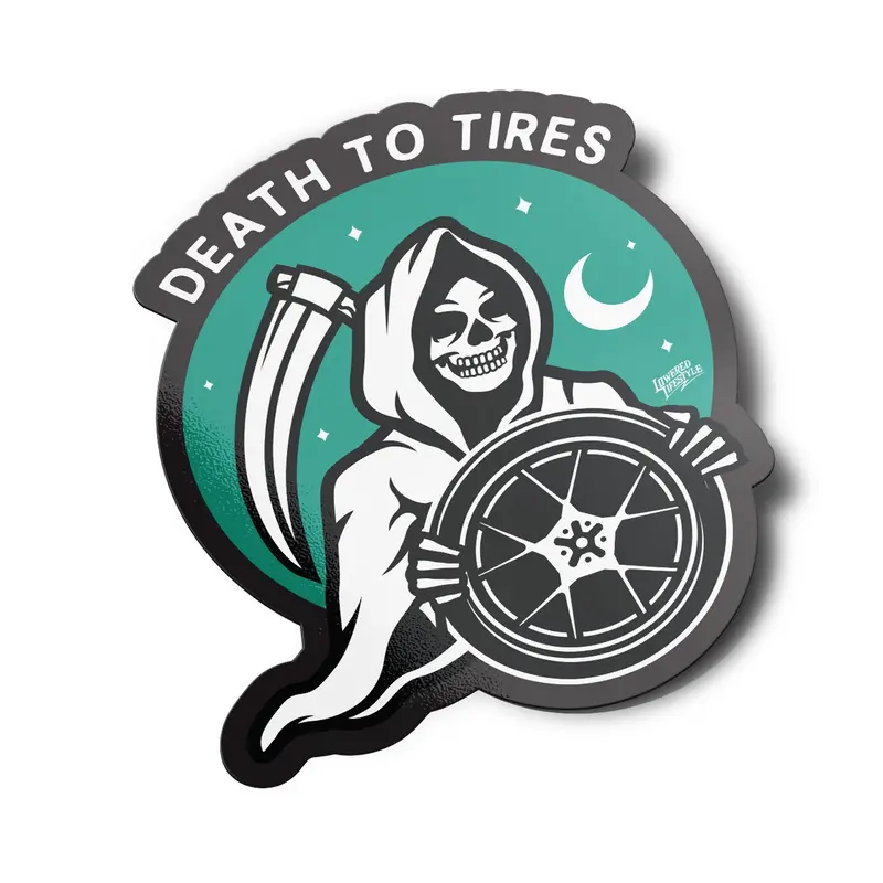 Sticker – Death To Tires Reaper 1