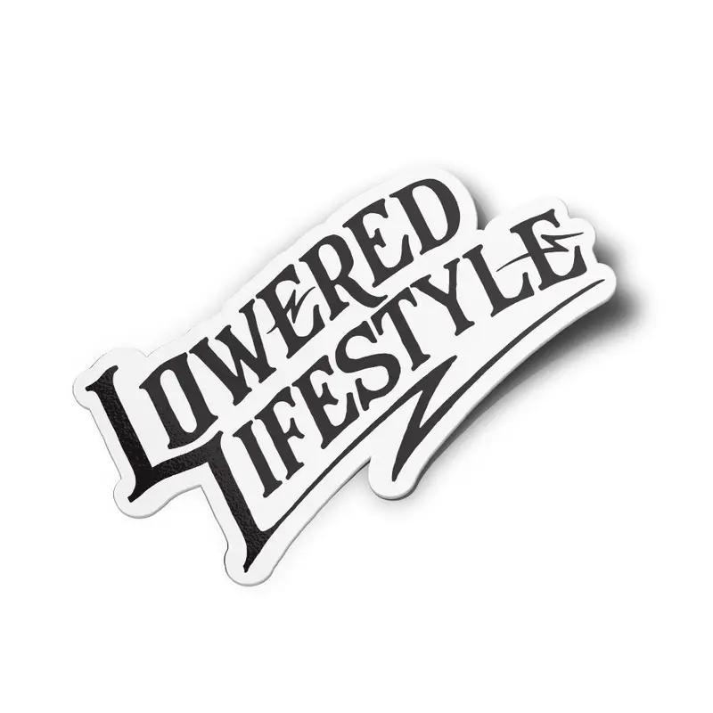 Sticker – Signature Logo – White 1