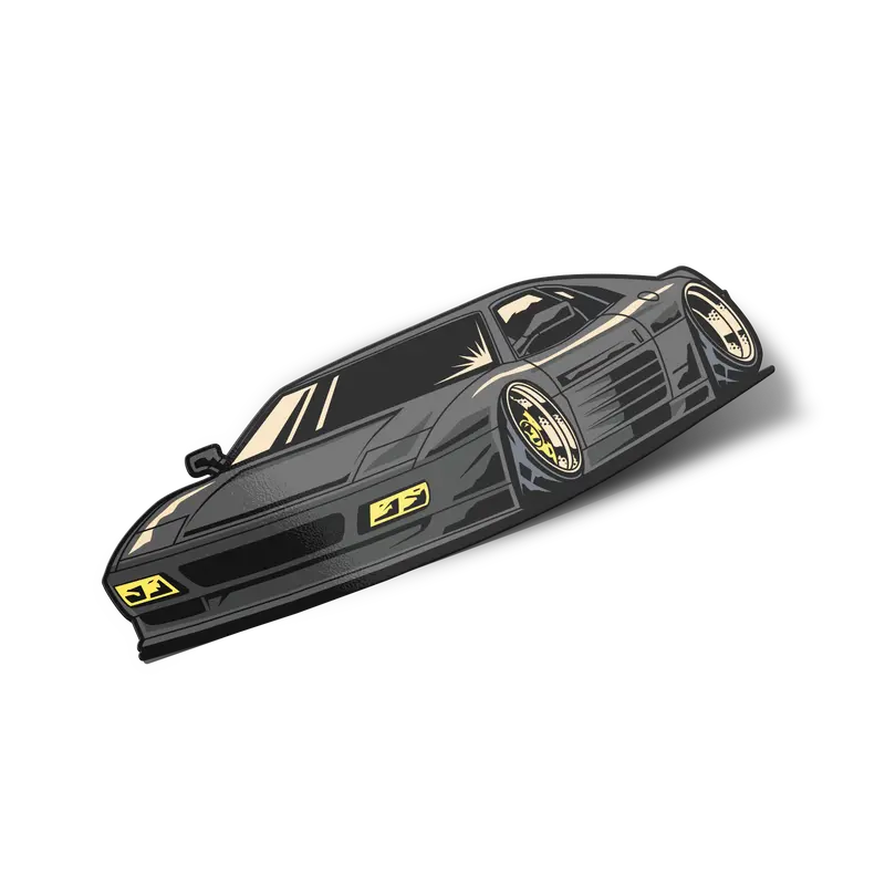 Sticker – Slammed Ferrari (Grey) 1