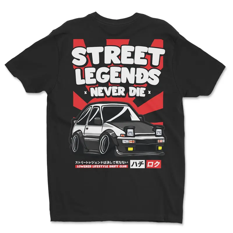 Street Legends Never Die Ae86 Shirt 1