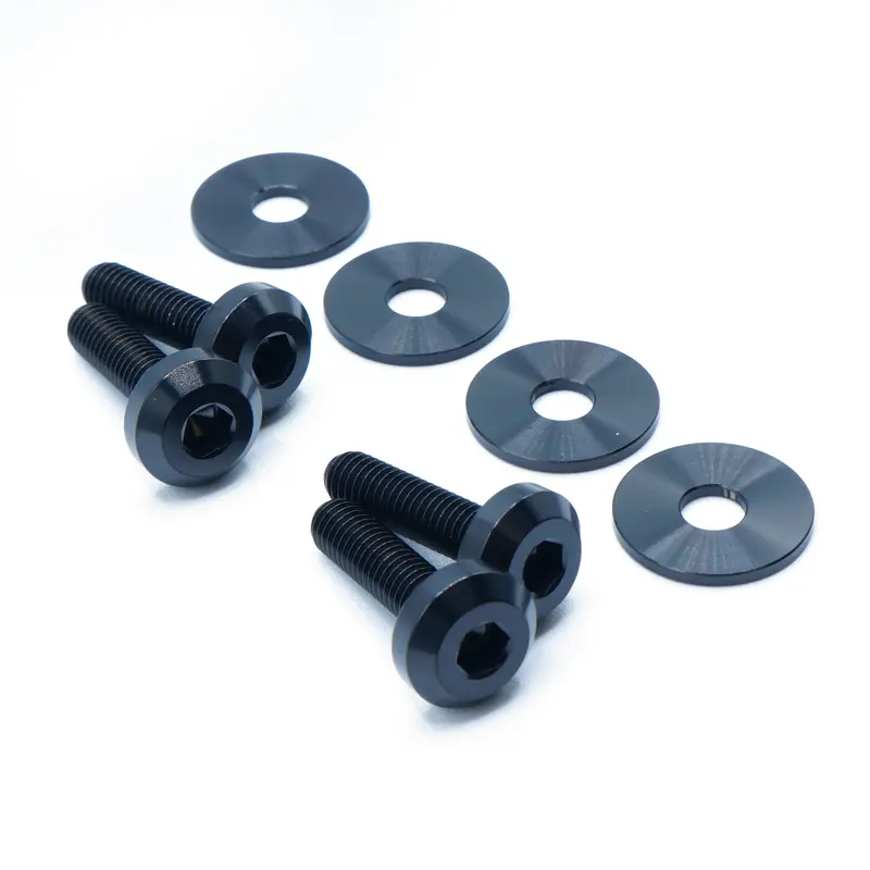 Titanium Hardware Engine Cover Kit - Nissan Vr38dett Engine 1