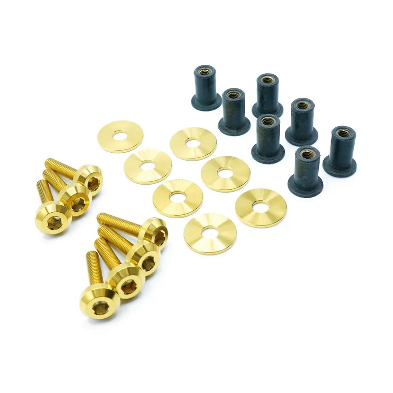 Titanium Hardware Radiator Shroud Kit - Toyota Gr Corolla (2023+) 1