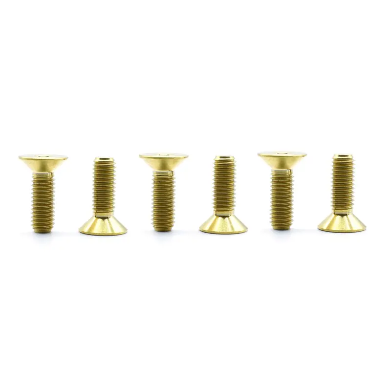 Titanium Hardware Steering Wheel Kit - Countersunk Design 1