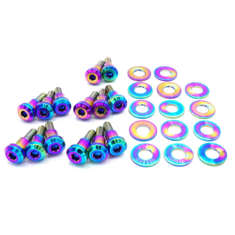 Titanium Hardware Valve Cover Kit - 4B11t Engine 1
