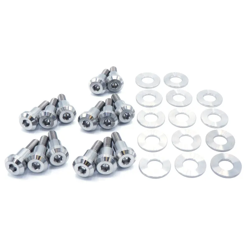 Titanium Hardware Valve Cover Kit - 4B11t Engine 5