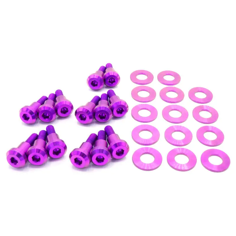 Titanium Hardware Valve Cover Kit - 4B11t Engine 6