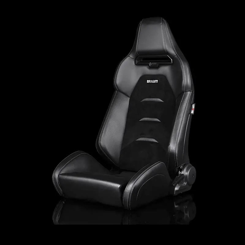 Viper X Series Sport Seats - Black / Suede Inserts 1