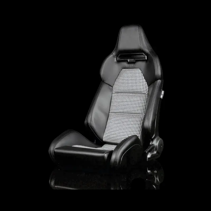 Viper X Series Sport Seats - Black / White Houndstooth 1