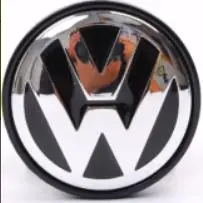 Volkswagen Flaoting Caps R Black Red White 2 1/2" (65Mm) — Qty 4 1