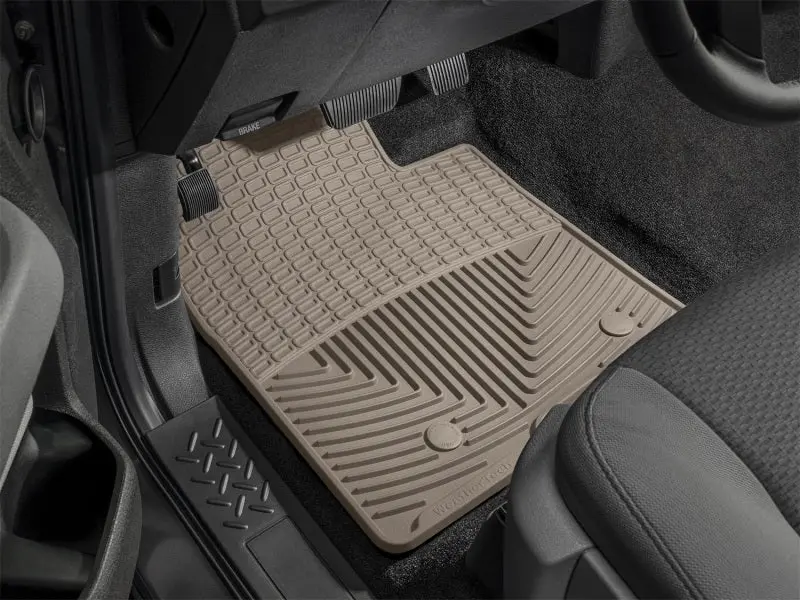 Weathertech 08+ Mercedes-Benz E-Class Front Rubber Mats - Tan 1