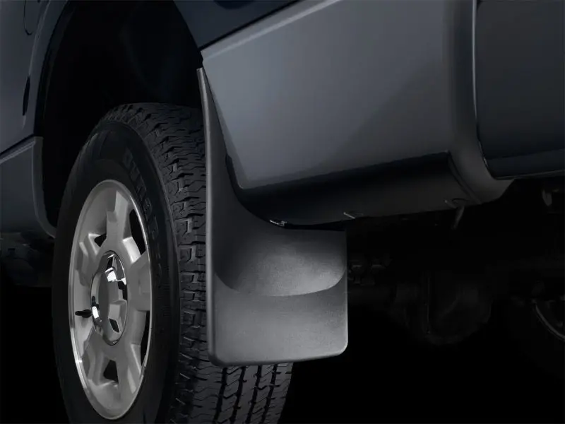 Weathertech 17+ Ford F-250/350/450/550 (W/O Flares/Lip Molding) No Drill Mudflaps - Black 1