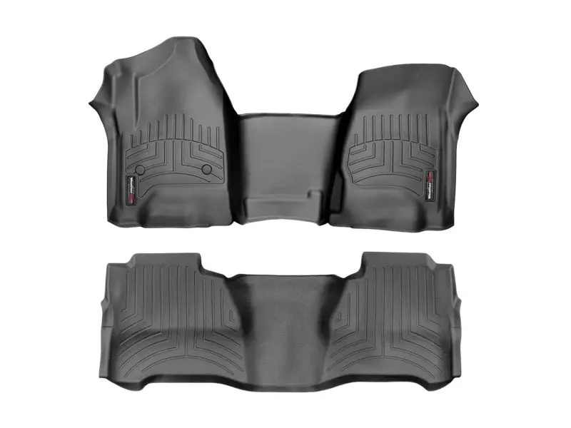 Weathertech 19+ Kia Forte Sedan Front & Rear Floorliner - Black 1