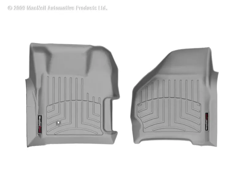 Weathertech 99-07 Ford F250/F350/F450/F550 Super Duty Regular Cab Front Floorliner - Grey 1