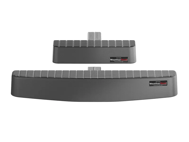 Weathertech Bumpstep Xl W/ Theft Deterrent Stainless Hardware - Black 1
