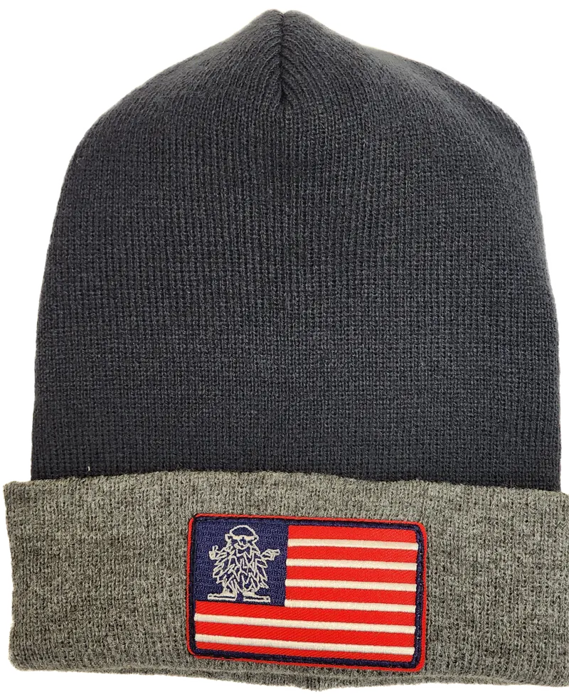 Wild Willies Flag Patch Beanie 1