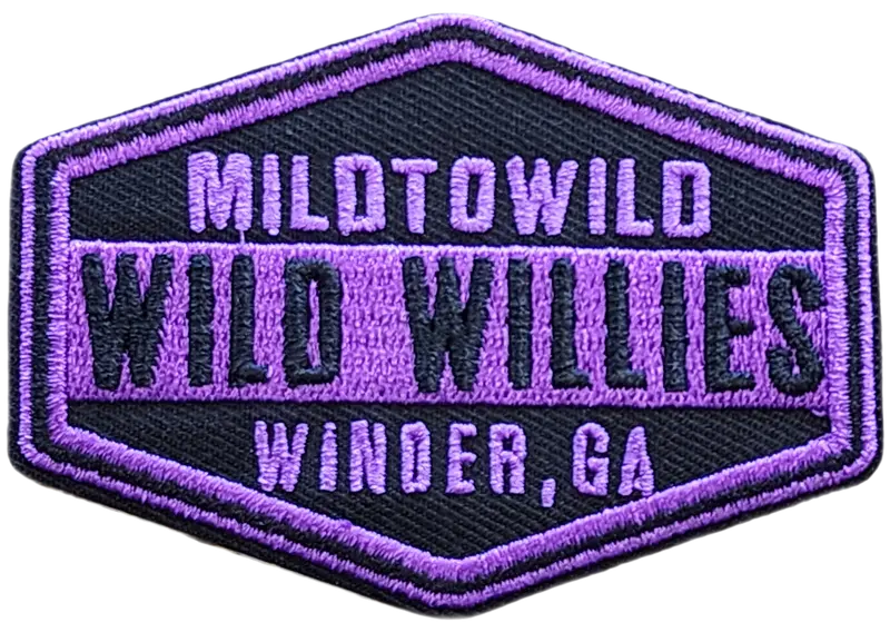 Wild Willies Garage Shield Patch Single 1