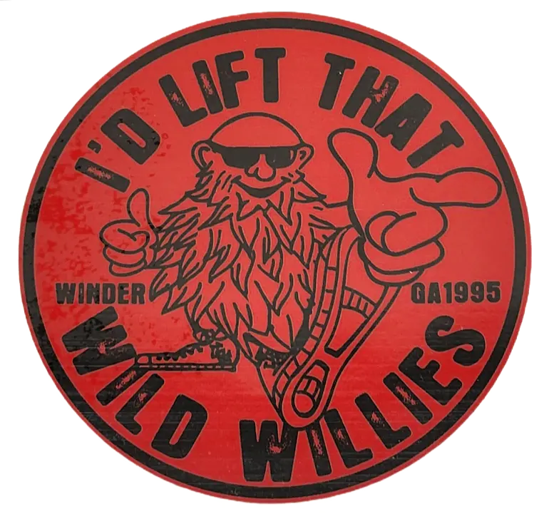 Wild Willies- I'd Lift That-Decal 3