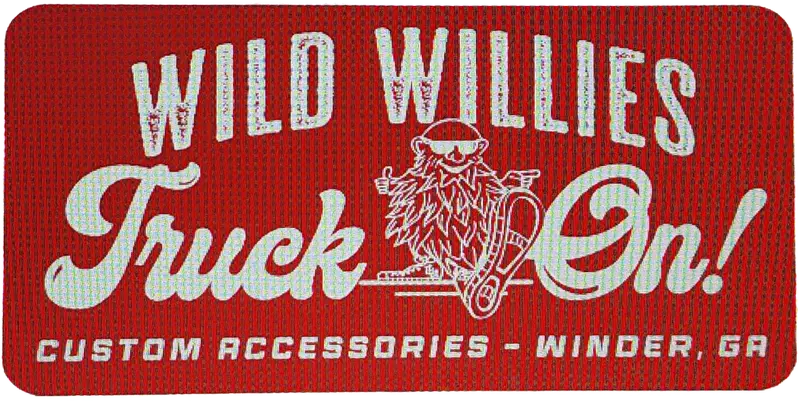 Wild Willies Truck On Decal 2
