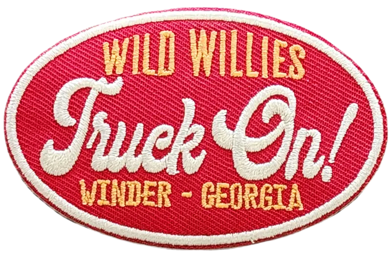Wild Willies Truck On Oval Single Patch 2