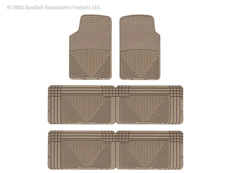 Wt Rubber Mats - Rear - Tan 2