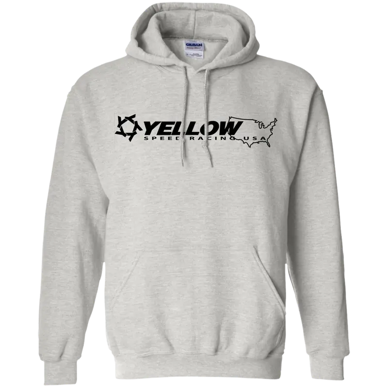 Yellow Speed Racing Usa Pullover Hoodie 1
