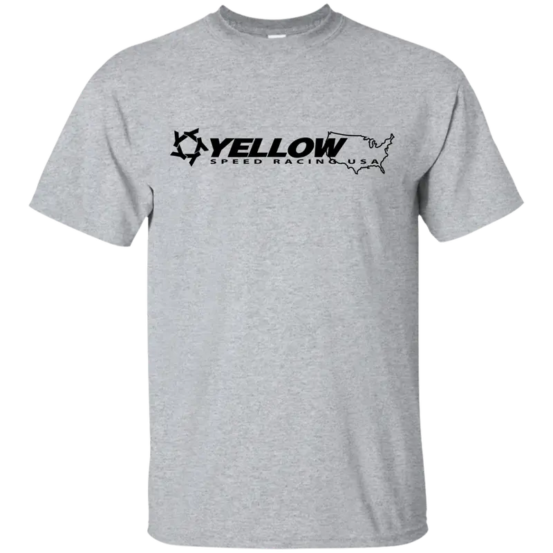 Yellow Speed Racing Usa T-Shirt 1