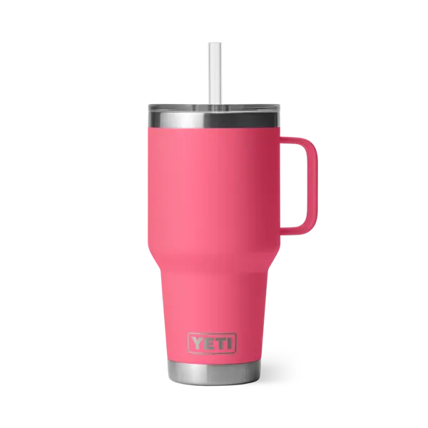 Yeti-35 Oz Rambler Straw Mug With Straw Lid 1
