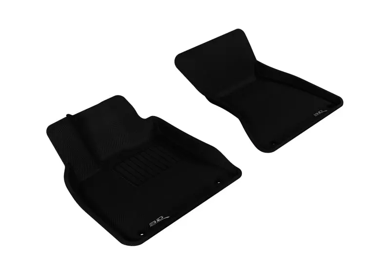 3D Maxpider Kagu-Style Floor Mats For 2009–2017 Audi Q5/Sq5 – First Row, Black 1