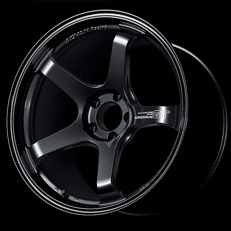 Advan Gt Beyond Forged Alloy Wheel – 18×8.5", +45Mm Offset, 5×100Mm Pcd, Titanium Black Finish 1