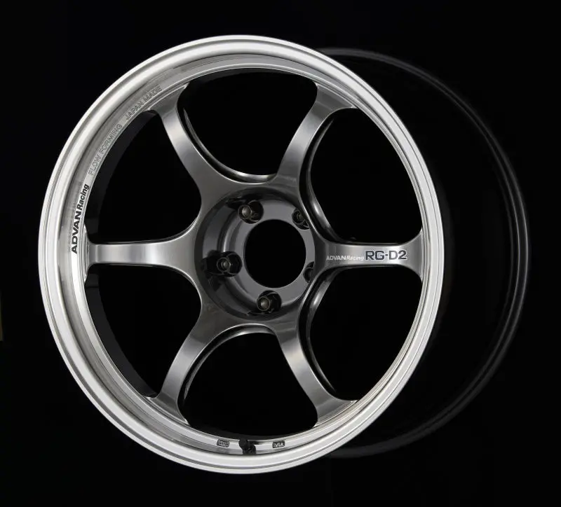 Advan Rg-D2 Racing Wheel – 18X11″, +30Mm Offset, 5X114.3Mm, Hyper Black Machined Finish 1