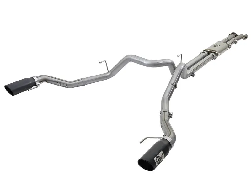 Afe Machforce Xp Cat-Back Exhaust — 3" Stainless Steel, Black Tip, Turbocharged 3.5L V6, Fits 2017 Ford F-150 Raptor 1